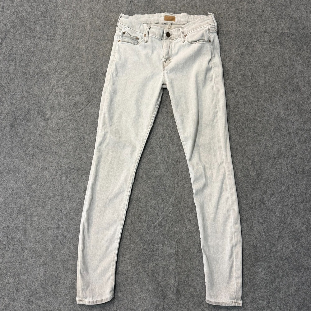 MOTHER Pop Dye Clay Brown Denim The Looker Skinny Ankle Jeans Women's Size 28